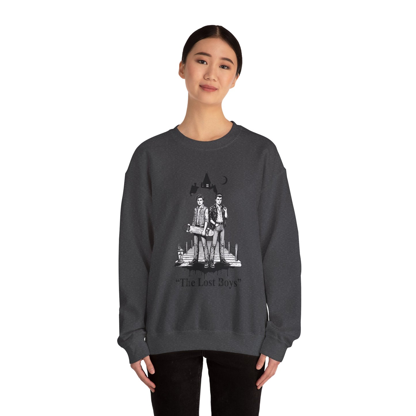 The Lost Boys sweatshirt | Vintage skate duo illustration