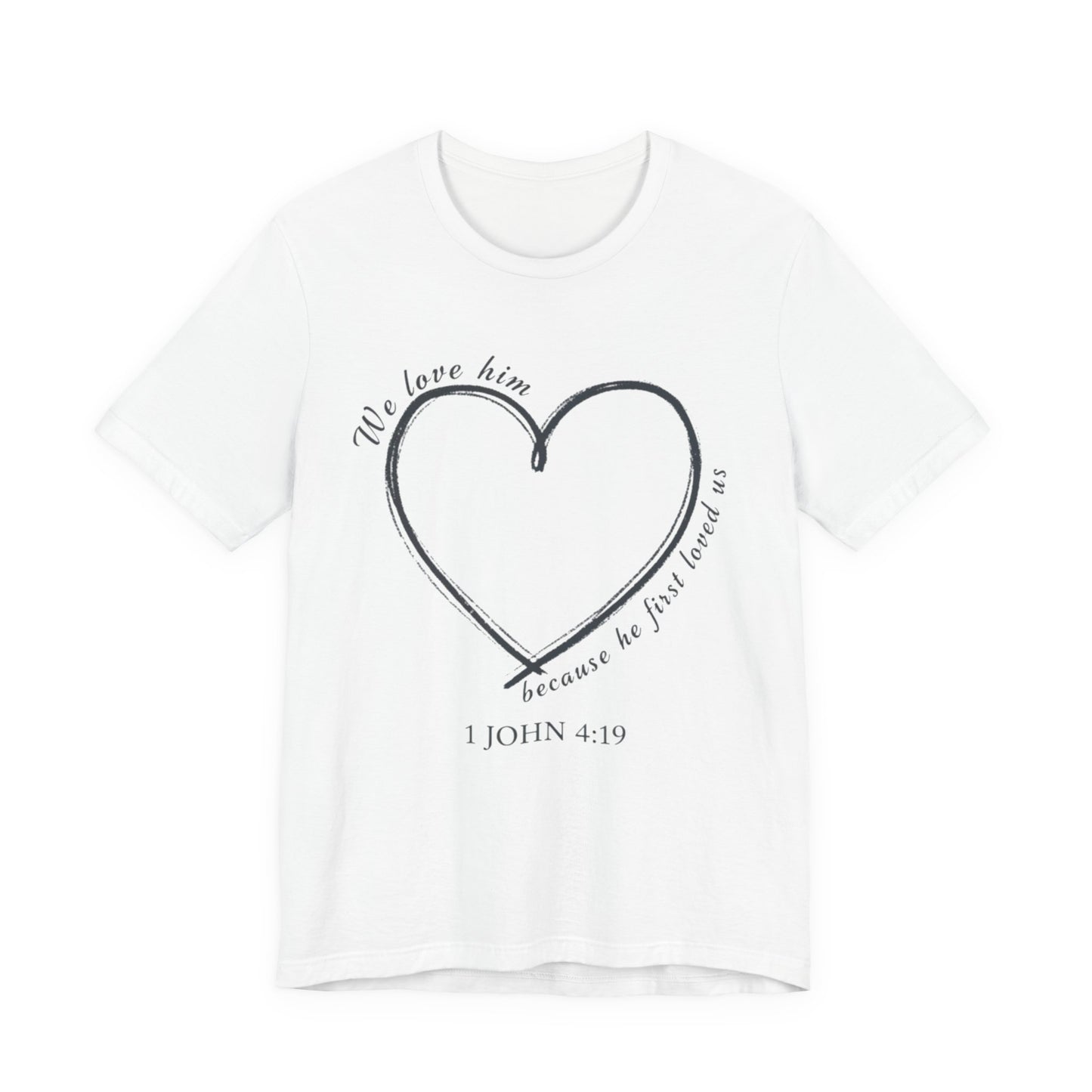Heart T-shirt with scripture, Valentines Day or any Day