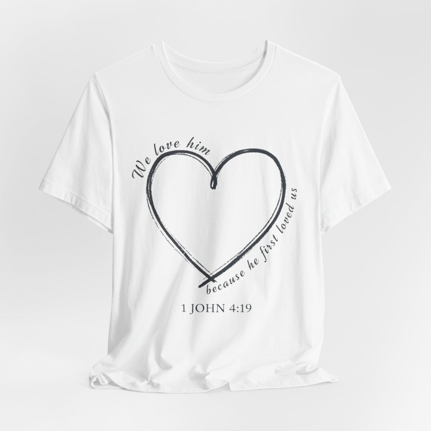 Heart T-shirt with scripture, Valentines Day or any Day