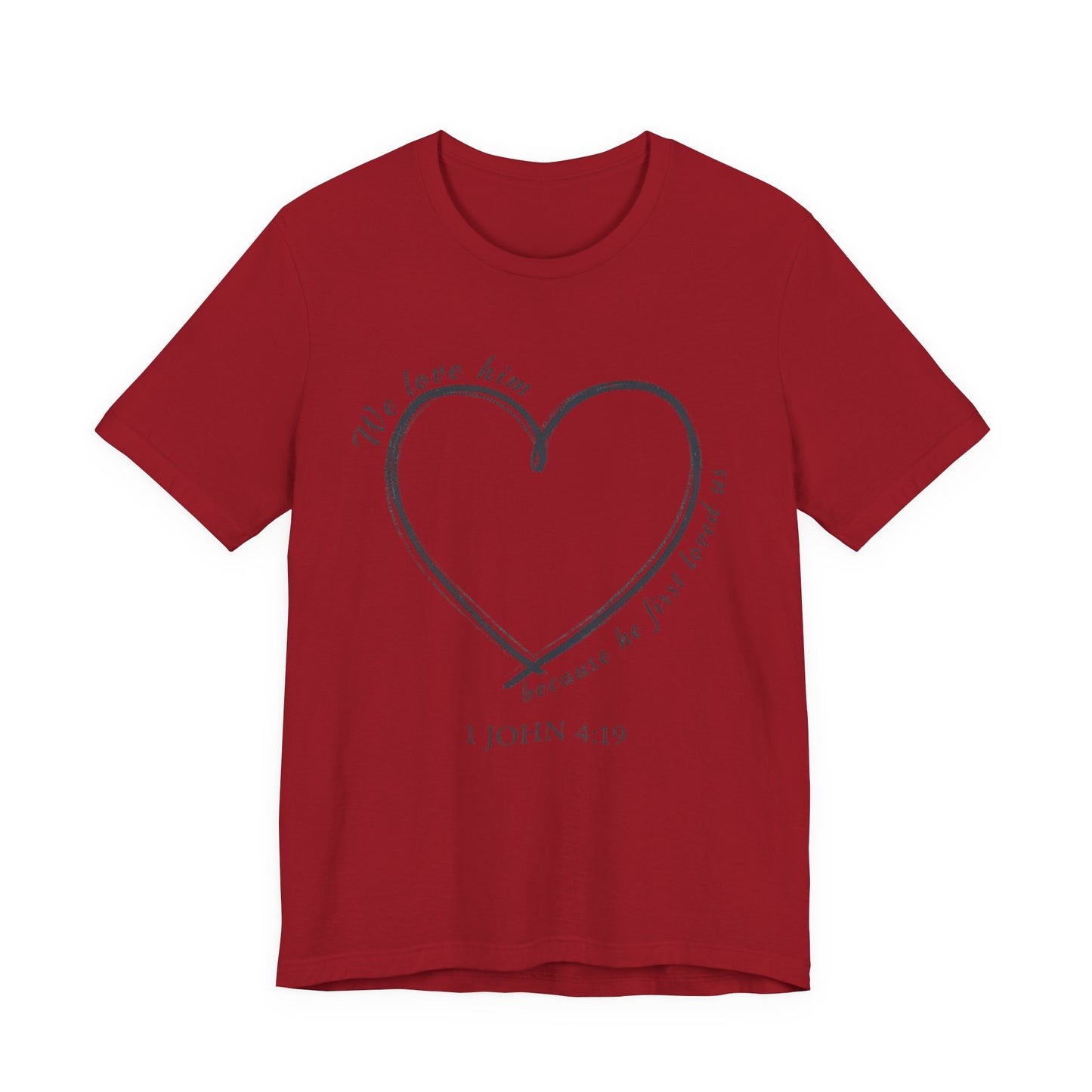 Heart T-shirt with scripture, Valentines Day or any Day
