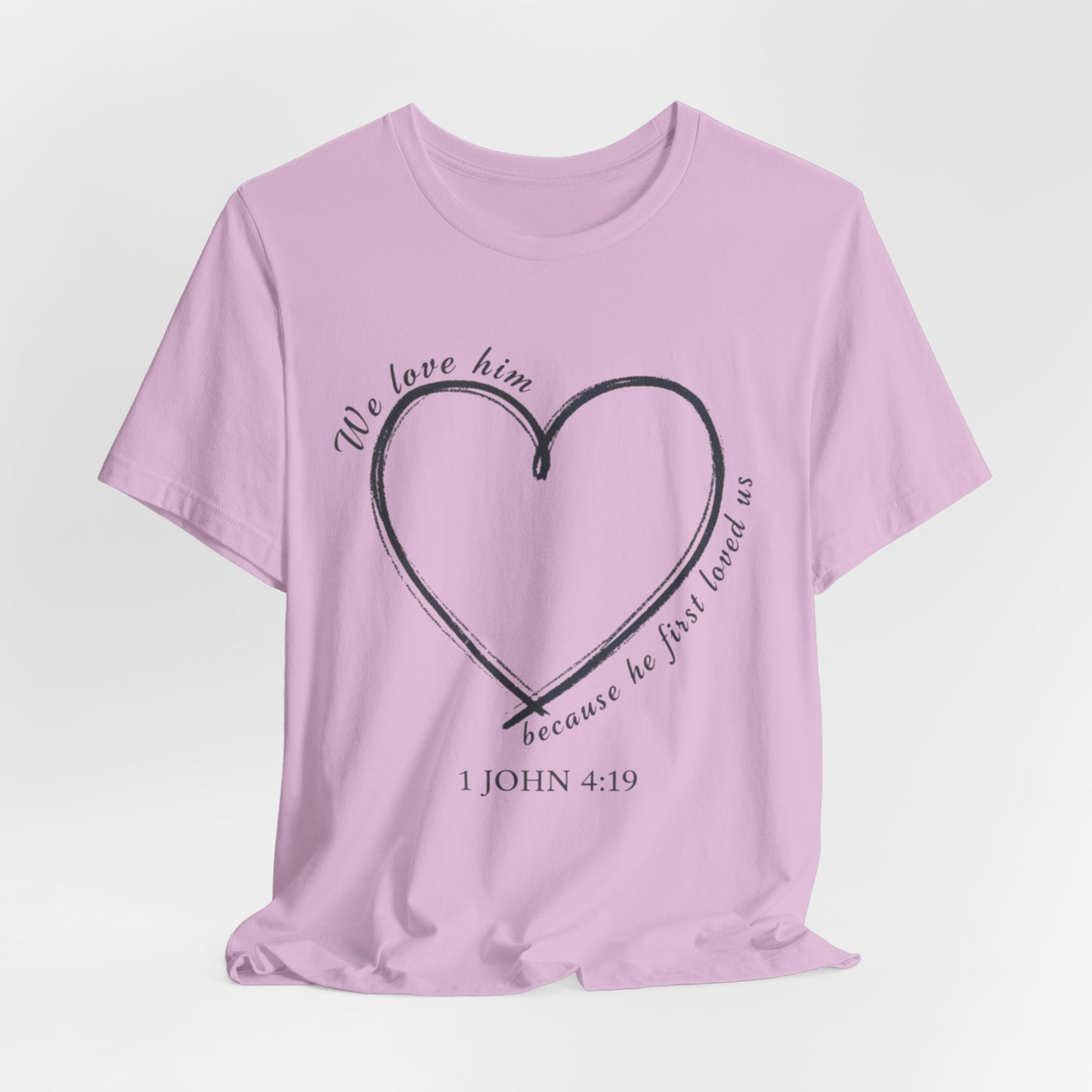 Heart T-shirt with scripture, Valentines Day or any Day