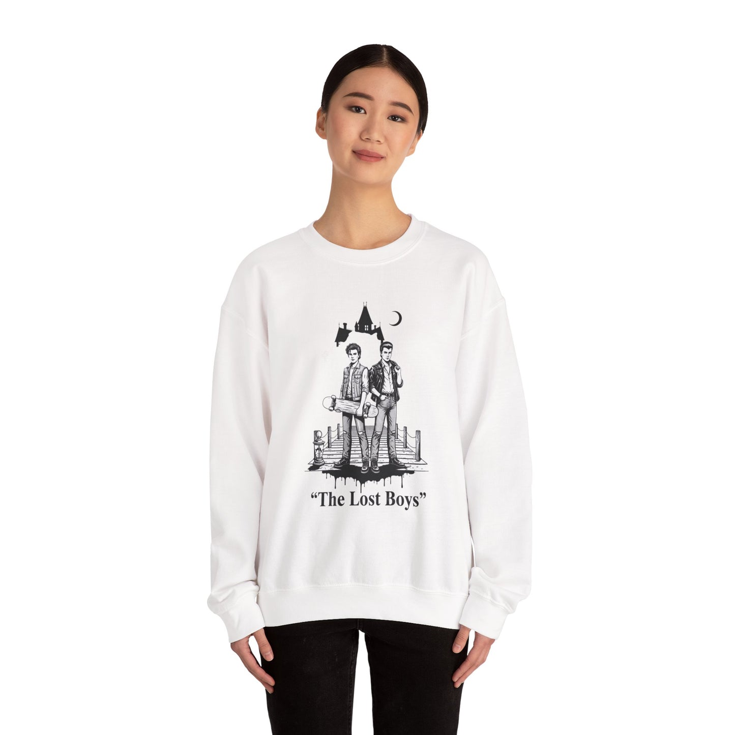 The Lost Boys sweatshirt | Vintage skate duo illustration