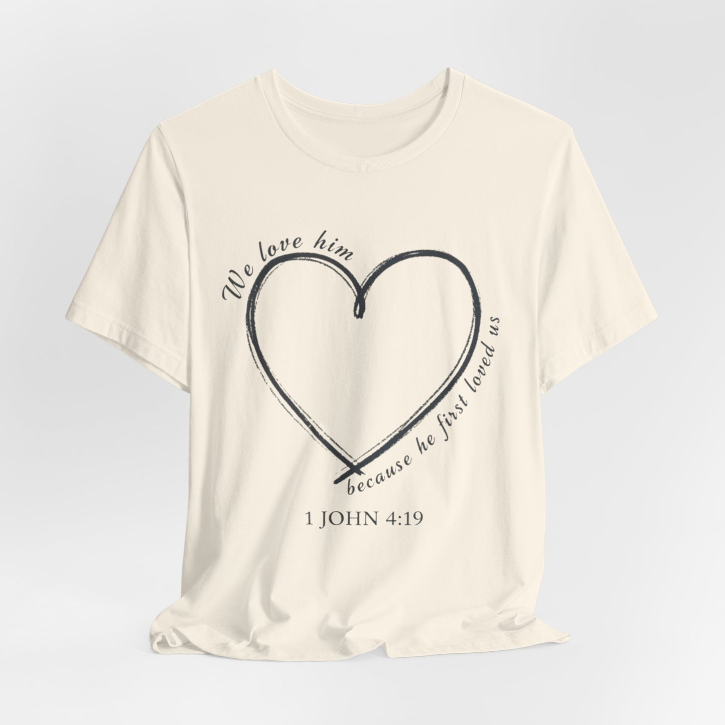 Heart T-shirt with scripture, Valentines Day or any Day