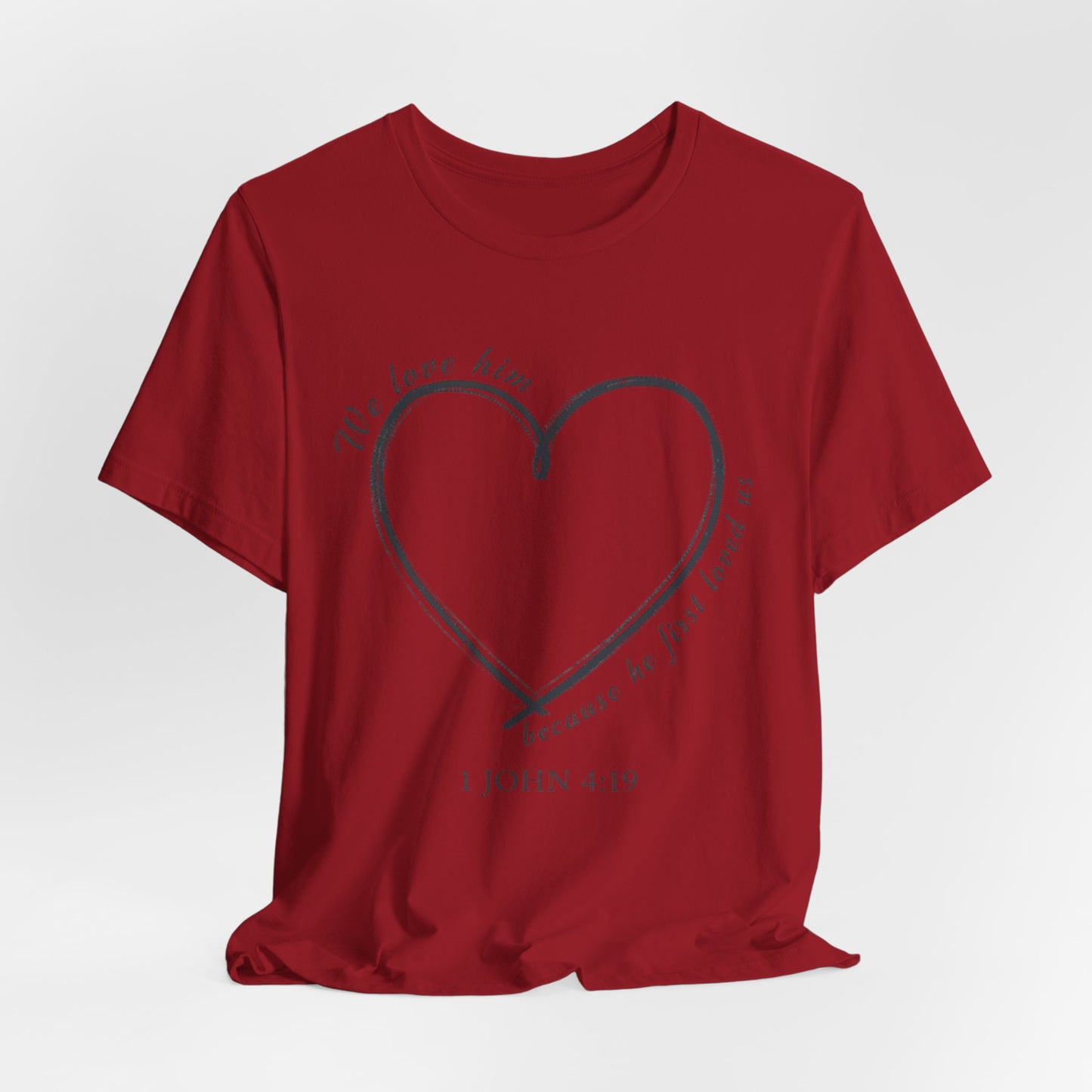 Heart T-shirt with scripture, Valentines Day or any Day