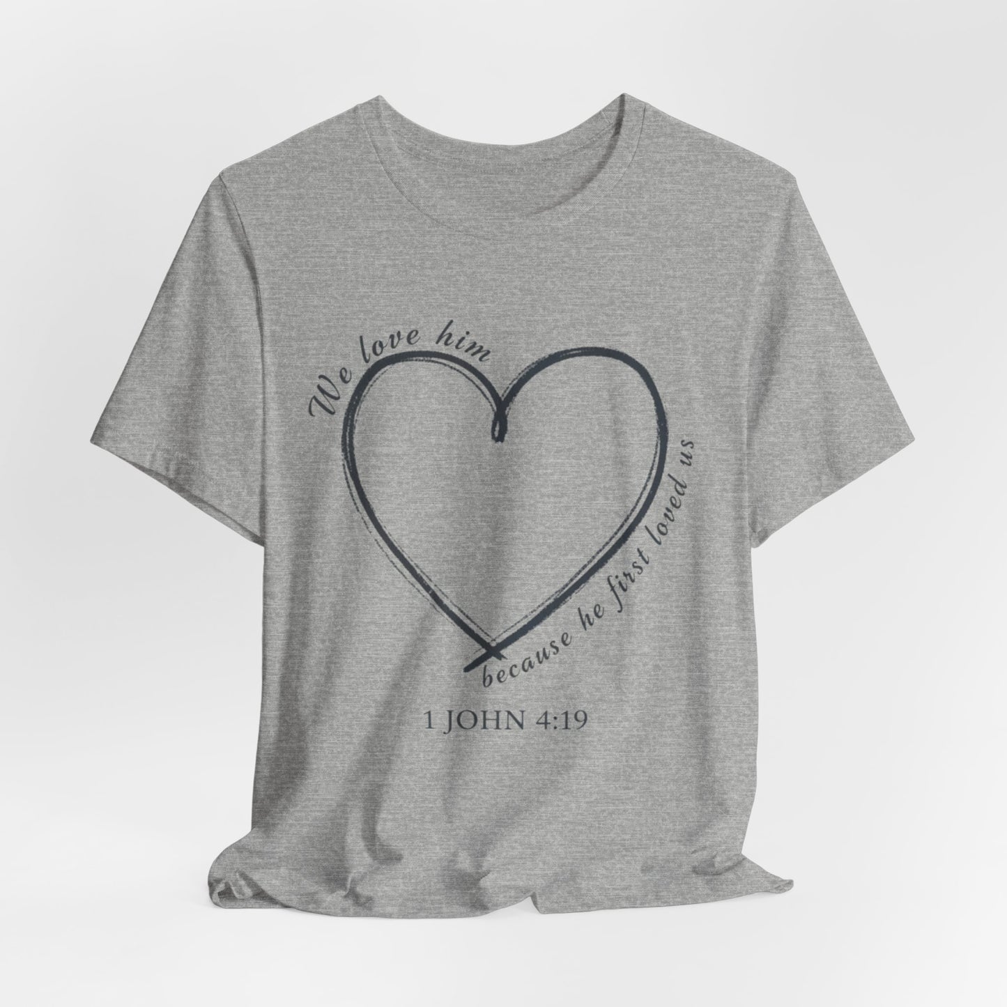 Heart T-shirt with scripture, Valentines Day or any Day