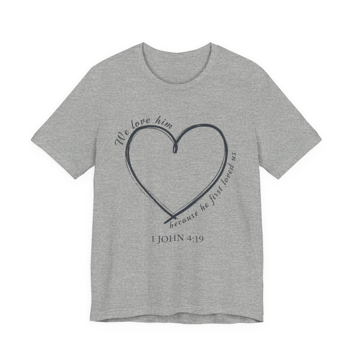 Heart T-shirt with scripture, Valentines Day or any Day