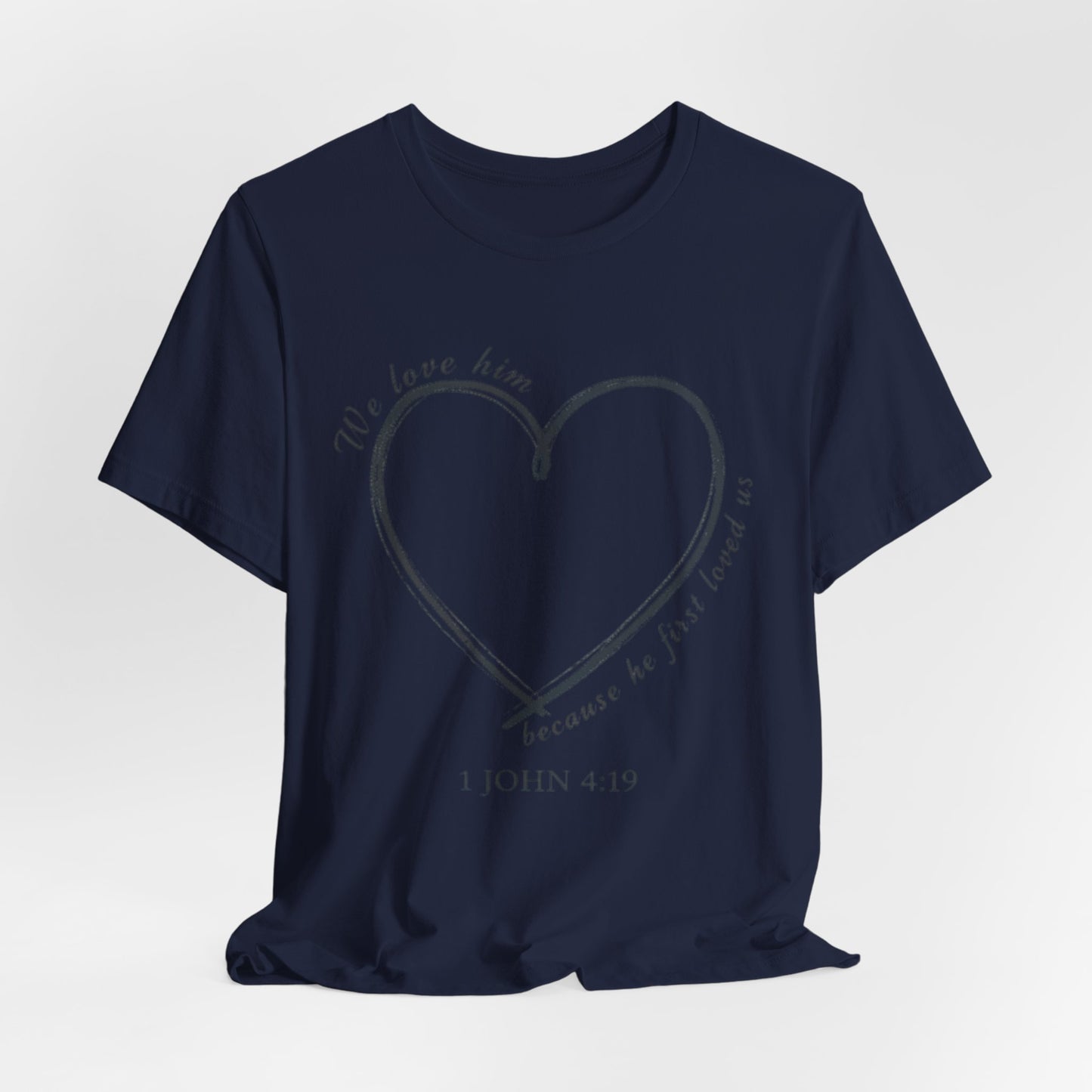 Heart T-shirt with scripture, Valentines Day or any Day