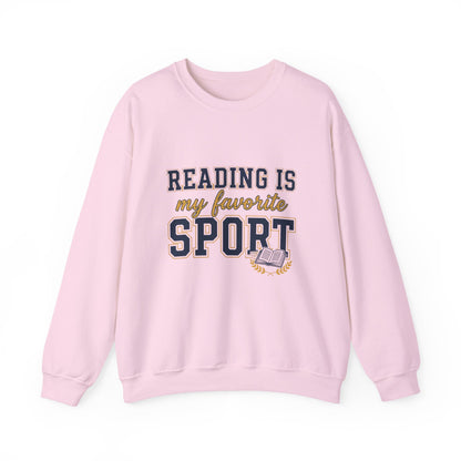 Reading Is My Favorite Sport Sweatshirt/ books, crewneck, cozy weather, reading, gifts for book lovers
