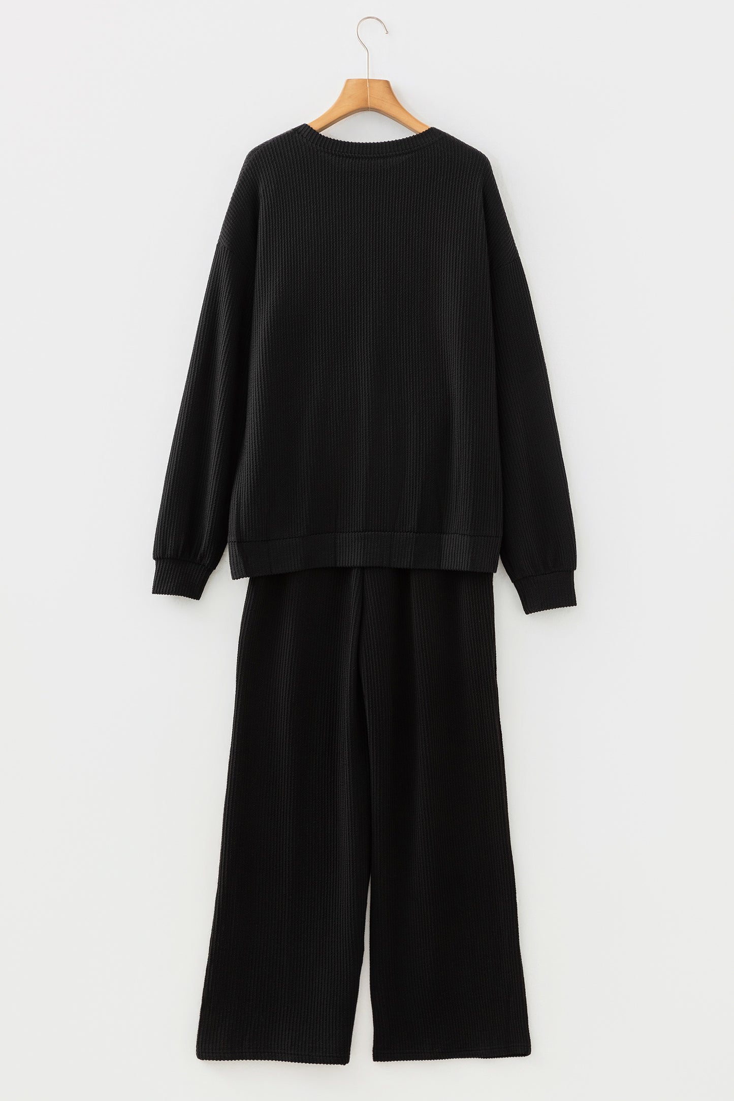 Evergreen JOLLY Corded Long Sleeve Top and Pockets Pants Set