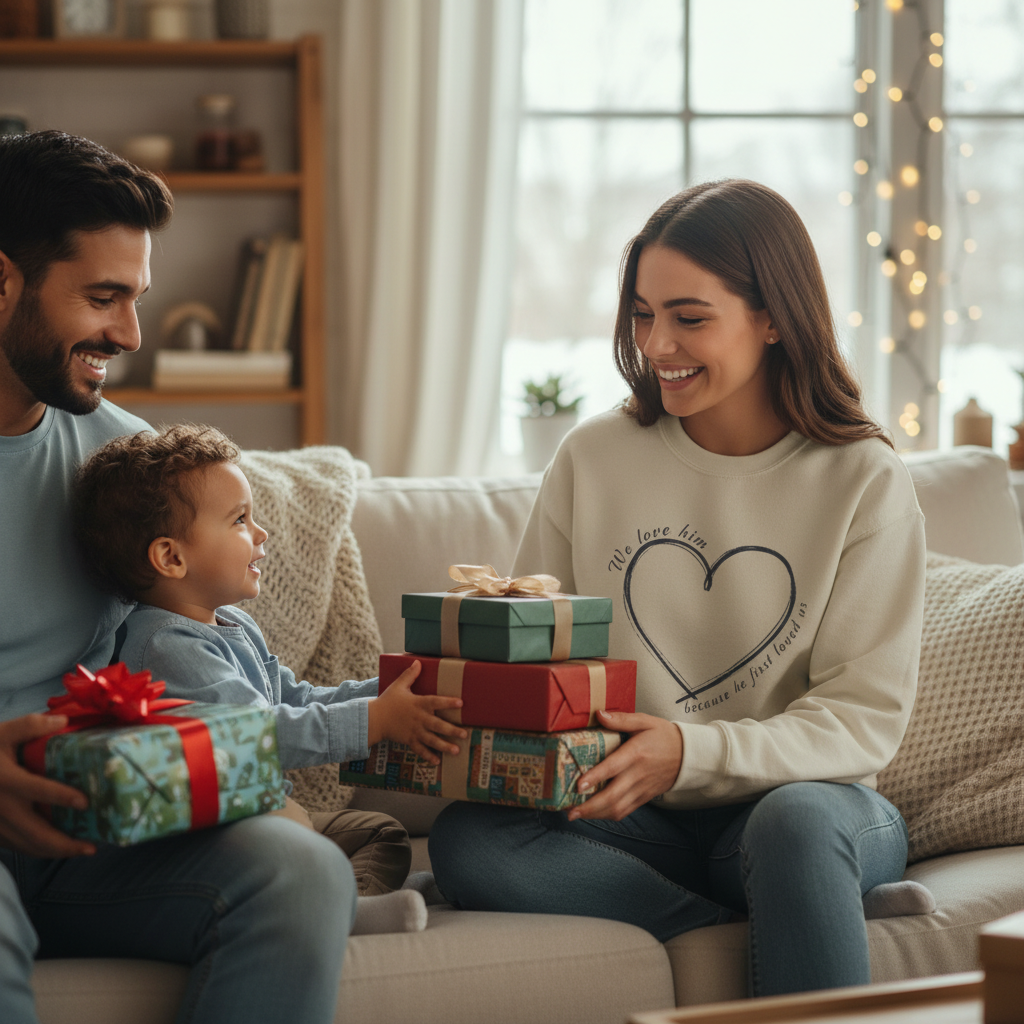 Pay It Forward Heart Crewneck Lifestyle
